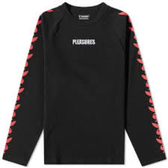PLEASURES Long Sleeve Playboy Raglan Tee - Picture 2 of 11